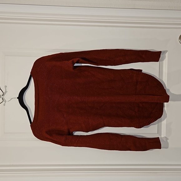 Madewell Chronicle Rust Textured Pullover Sweater size XS - Picture 3 of 11